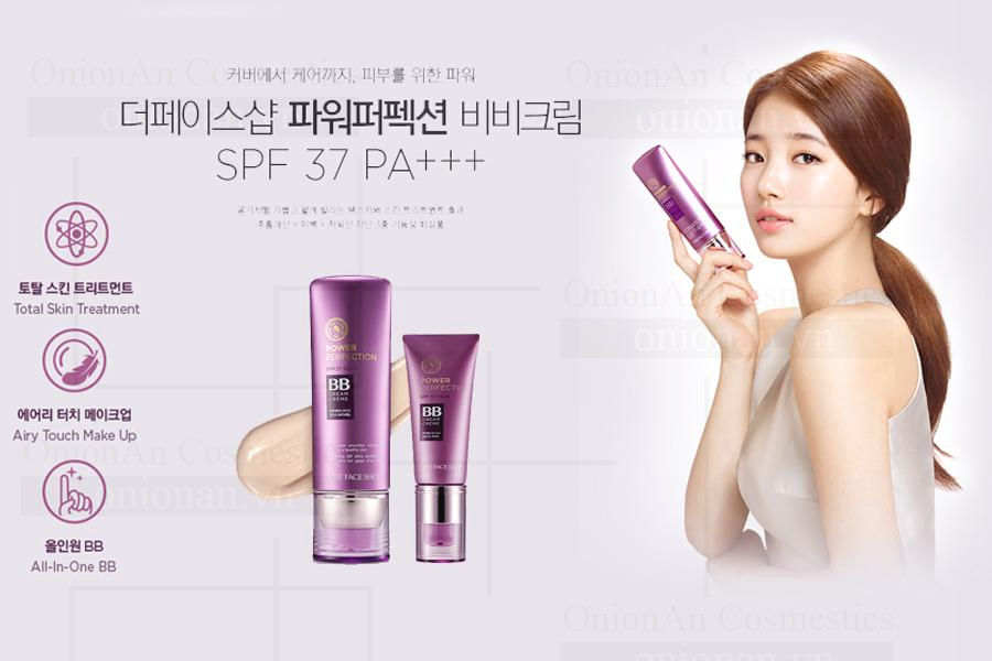 Kem Nền Đa Năng The Face Shop Power Perfection BB Cream SPF37 PA ++